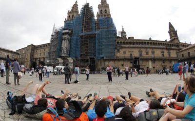 ¿Cuántos peregrinos llegaron a Santiago este año 2017?